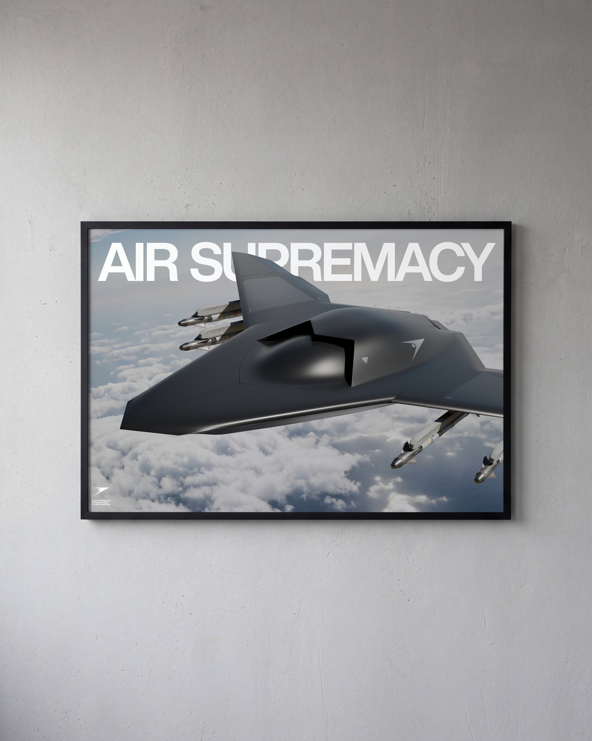 Air Supremacy Print, framed
