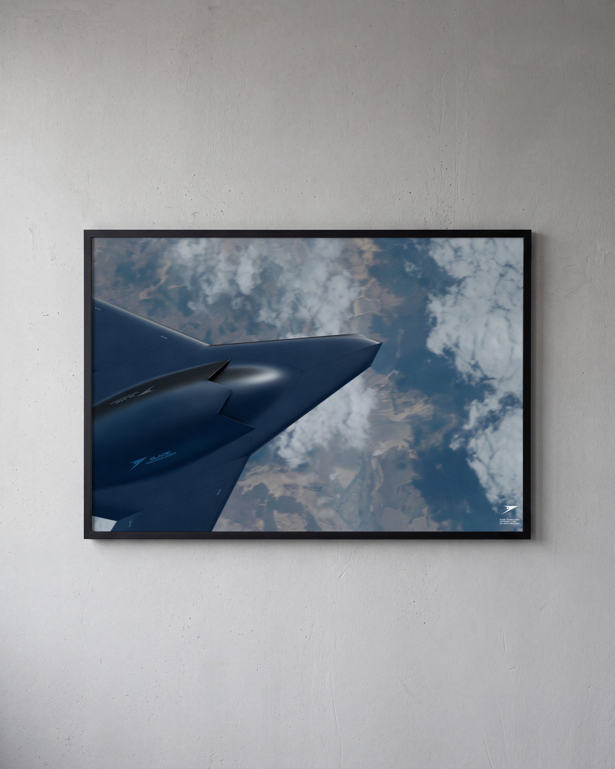 Eye in the Sky Print, framed